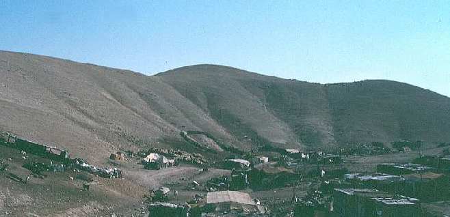 Bedouin tents and flocks between Jerusalem and Jericho