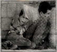 "Child Martyr" Mohammed al Durra just before his death.