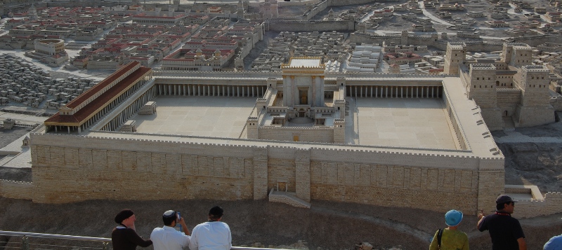 The model of the Temple - at the Israel Museum, Jerusalem 