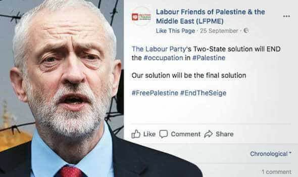 Jeremy Corbyn vows to Solve Israel with the final solution.