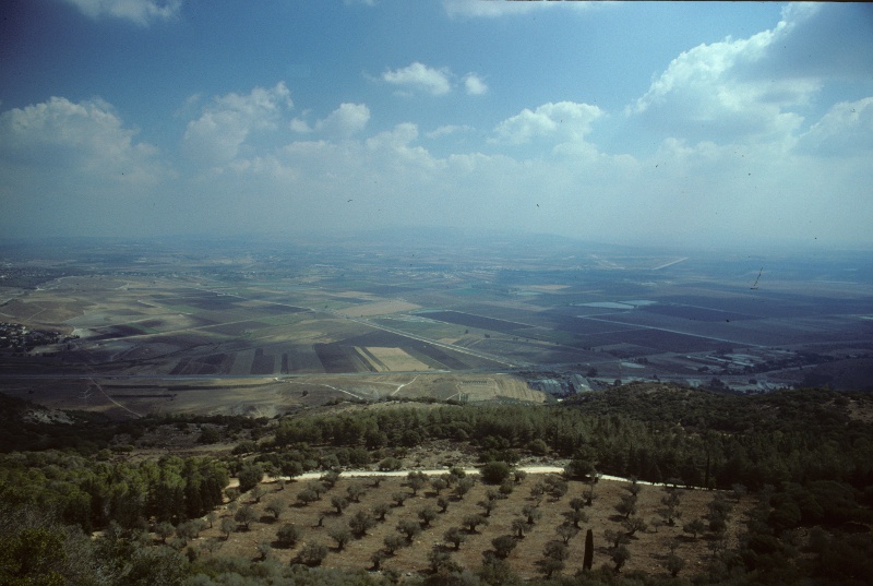 Clouds over the Jezreel Valley seen from Mount Carmel