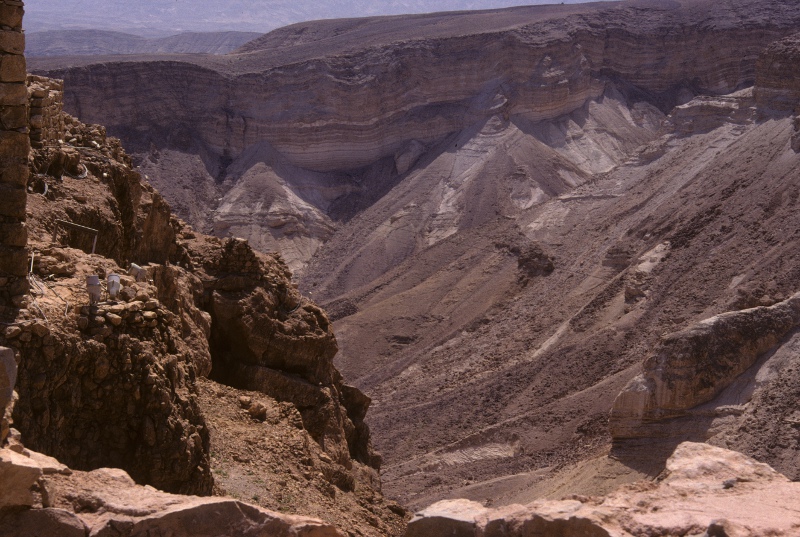 Judean desert plateau, seen from Massada