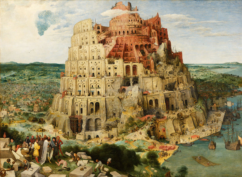Pieter Bruegel the Elder - The Tower of Babel in Vienna
