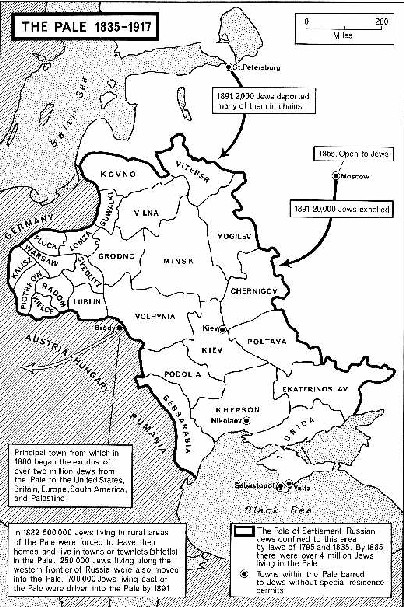 Pale of settlement map - better image linked here
