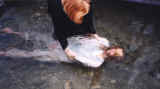 Baptism (immersion) at Elisha's Spring - Jericho