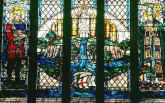 Water flowing from Jerusalem (Revelation)   All Saints, Hereford